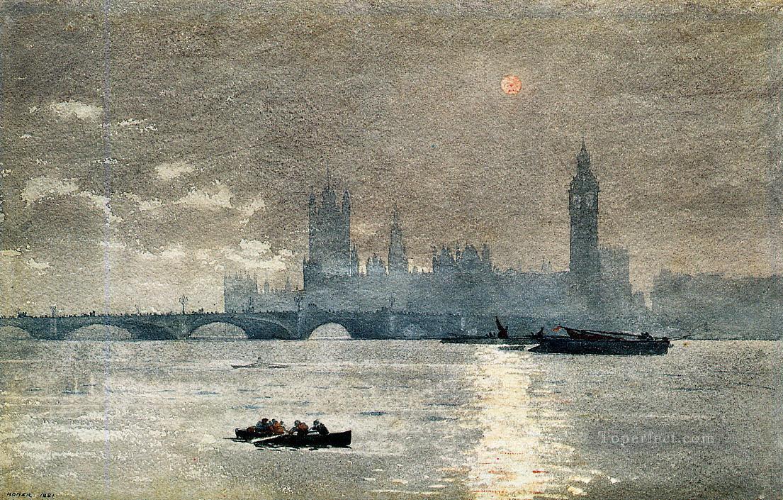 The Houses of Parliament Realism marine painter Winslow Homer Oil Paintings